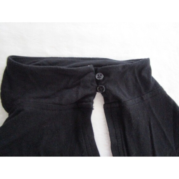 Lane Bryant Womens Black Top Size 14/16 Long Sleeve Keyhole Back - Picture 7 of 8